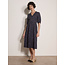 Apricot Mini Dot Button Through Midi Dress