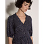 Apricot Mini Dot Button Through Midi Dress