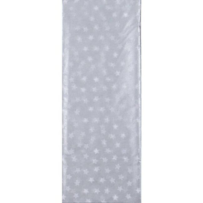 Tissue - Metallic Silver Stars - 4 Sheets