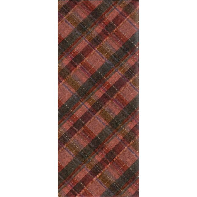 Tissue - Sugarplum Tartan - 4 Sheets