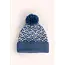 Powder Design Ltd Agatha Pompom Hat in Denim Mix
