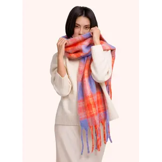 Powder Design Ltd Flora Scarf in Tangerine Mix