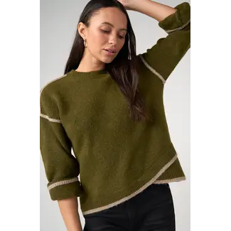 Liverpool Los Angeles Long Sleeve Sweater with Tulip Hem (More Colours)