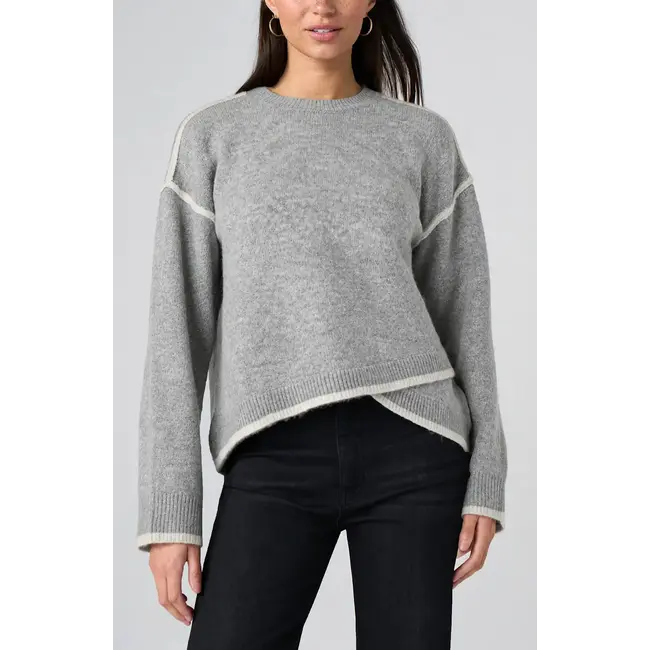 Liverpool Los Angeles Long Sleeve Sweater with Tulip Hem (More Colours)