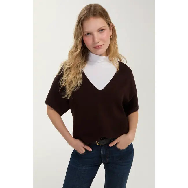Liverpool Los Angeles Short Sleeve Dolman Sweater (More Colours)
