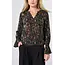 Liverpool Los Angeles Long Sleeve Woven Blouse - Black Rust Multi