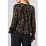Liverpool Los Angeles Long Sleeve Woven Blouse - Black Rust Multi