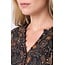Liverpool Los Angeles Long Sleeve Woven Blouse - Black Rust Multi