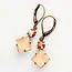 A Pocket of Posies Peach Drop Earrings | Vintage Glass Jewels