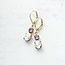 A Pocket of Posies Tiny Lady Cameo Earrings | Light Purple | Vintage Style