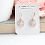 A Pocket of Posies Opal Oval Glass Drop Earrings