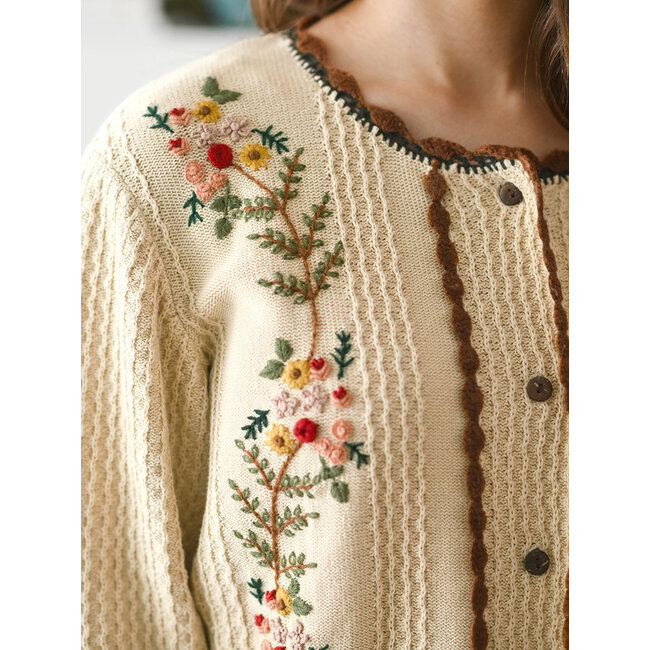April Cornell Cottage Blossom Sweater
