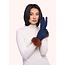 Powder Design Ltd Bettina Faux Suede/Fur Gloves in Navy