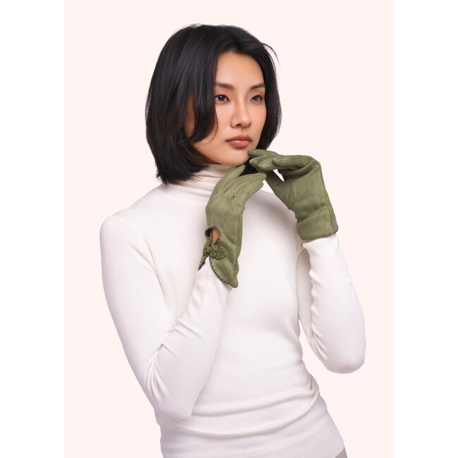 Powder Design Ltd Suki Gloves in Moss