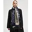 Fable England Midnight Garden Long Jacquard Scarf in Navy