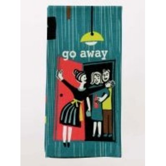 Blue Q Dish Towel-Go Away