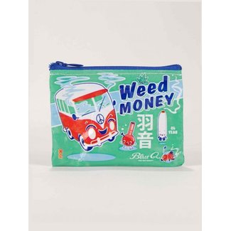 Blue Q Coin Purse-Weed Money