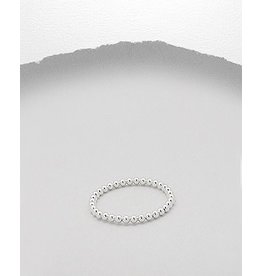 Sterling Silver Ball Ring