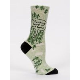 Blue Q Ladies Crew Socks- F*cking Love It