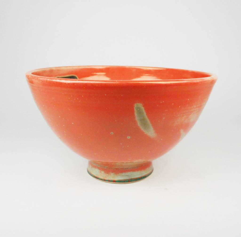 Vincent Suez Large Red Footed Bowl
