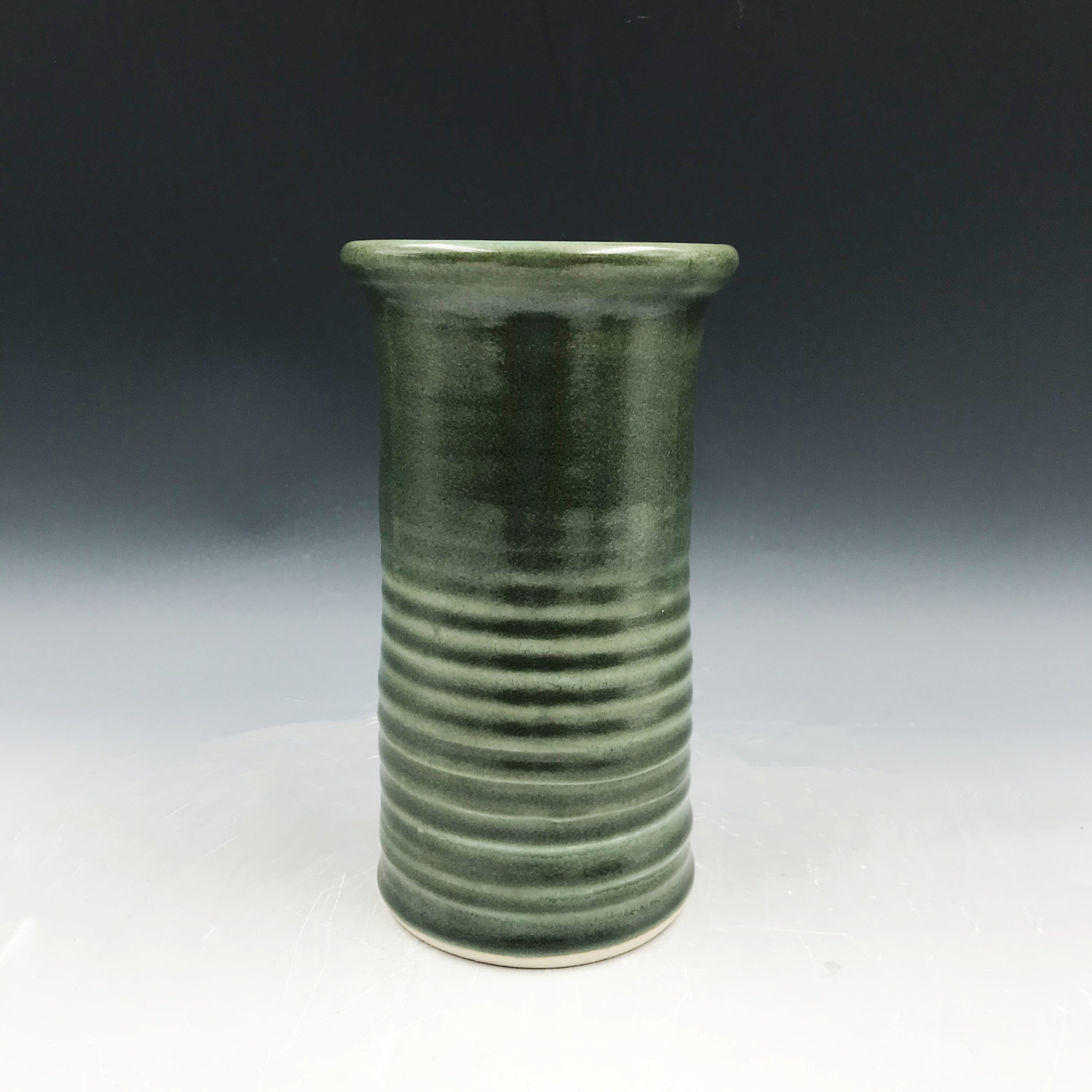 Jan Schachter Vase Cushing Green