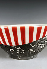 Adrian Sandstrom Red Striped Bowl