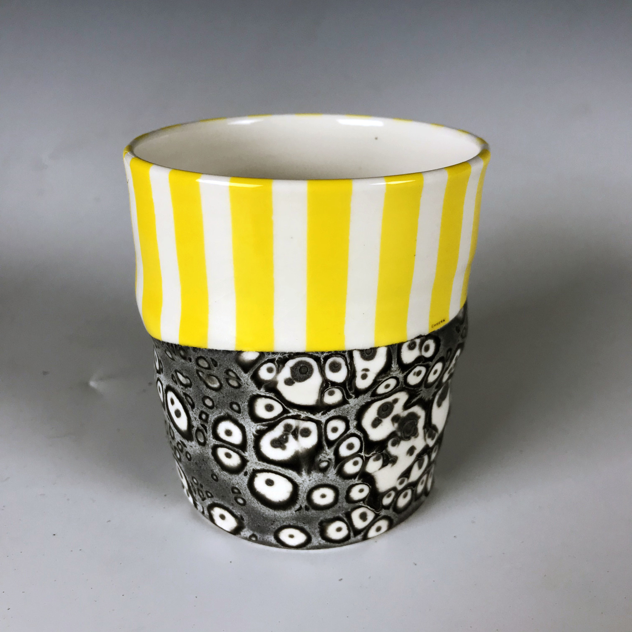 Adrian Sandstrom Yellow Striped Cup