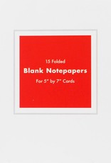 Blank Notecard