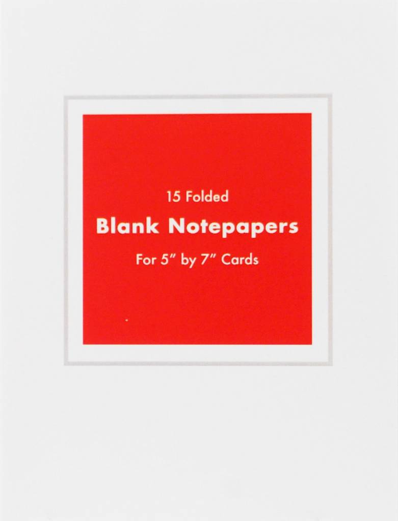 Blank Notecard