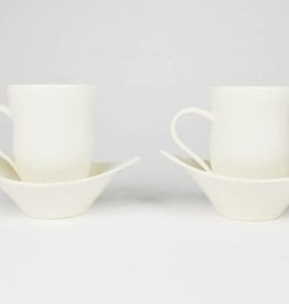 Karen Swyler Share, Mugs & Saucers, Set of 2