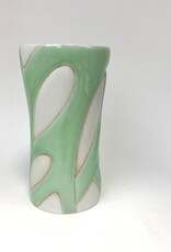 Amy Kline-Alley Polished Porcelain Celedon Tumbler