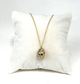 Mier Luo Lady Bug Teardrop Necklace