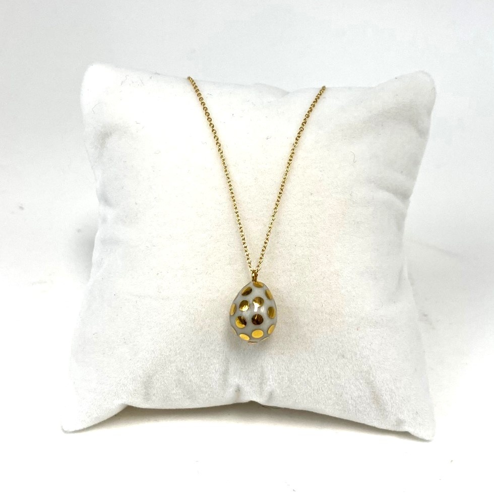 Mier Luo Lady Bug Teardrop Necklace