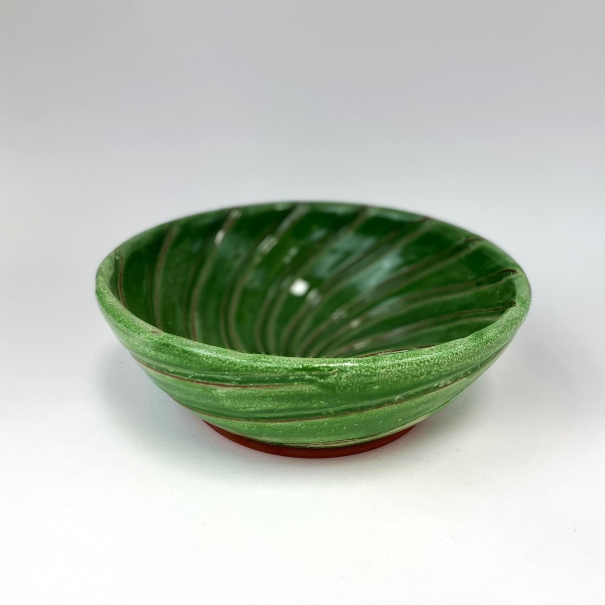 Miriam Krombach Spiral Green Bowl