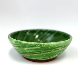 Miriam Krombach Spiral Green Bowl
