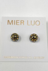 Mier Luo Grey Lady Bug Studs