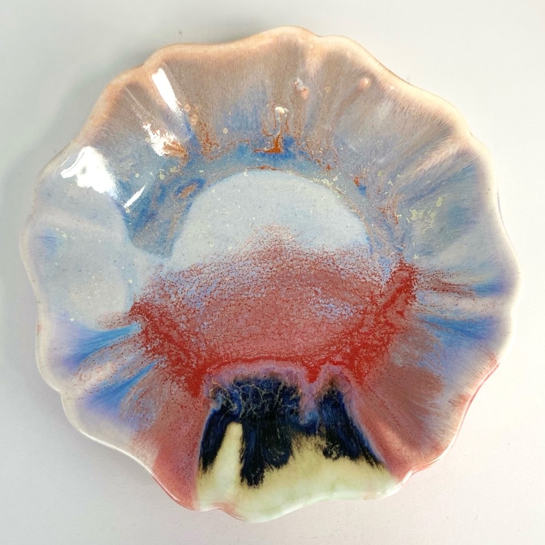 Mia Zhou Chinese Flower Petal Dessert Plate
