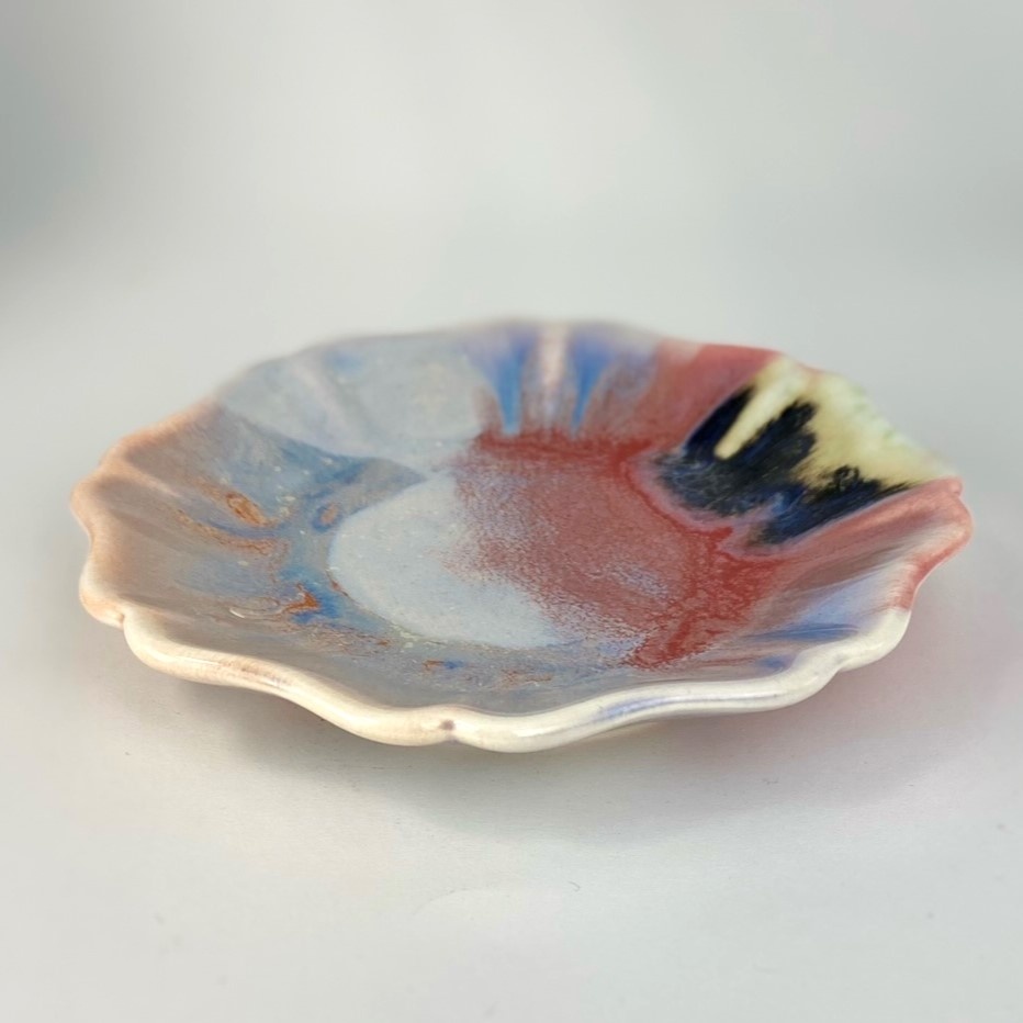 Mia Zhou Chinese Flower Petal Dessert Plate