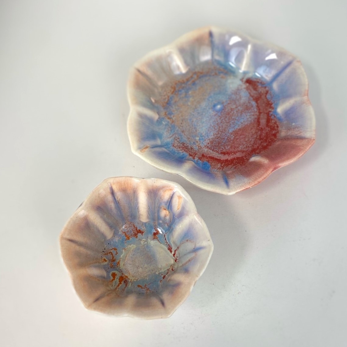 Mia Zhou Chinese Flower Petal, Teacup & Saucer