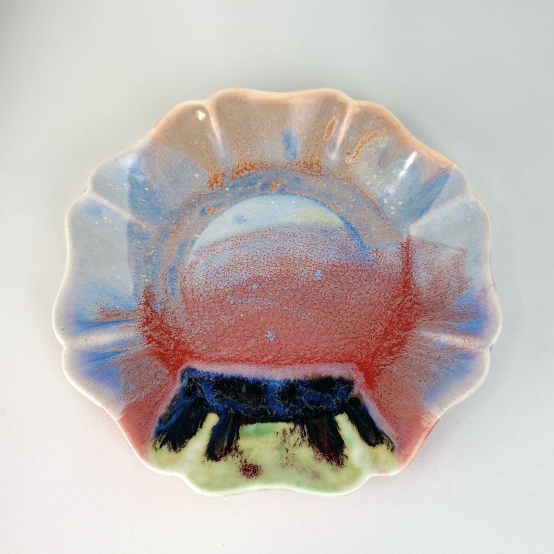 Mia Zhou Chinese Flower Petal Serving Plate
