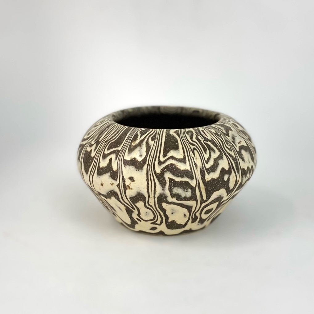 Mark Walsh Brown Marbled Planter