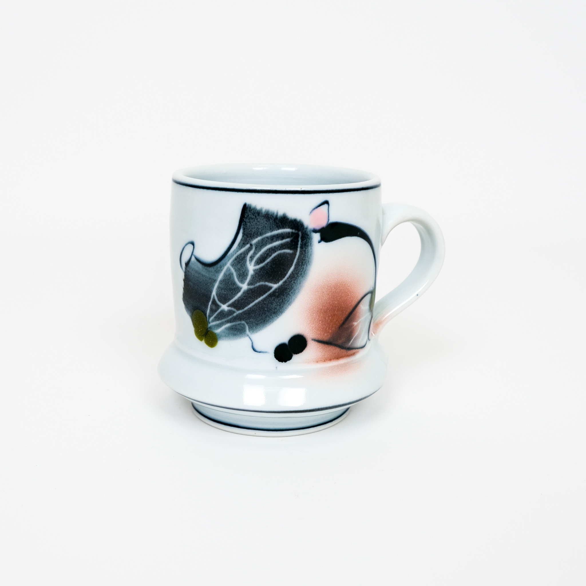Tom Coleman Oxide Decorated Mugs