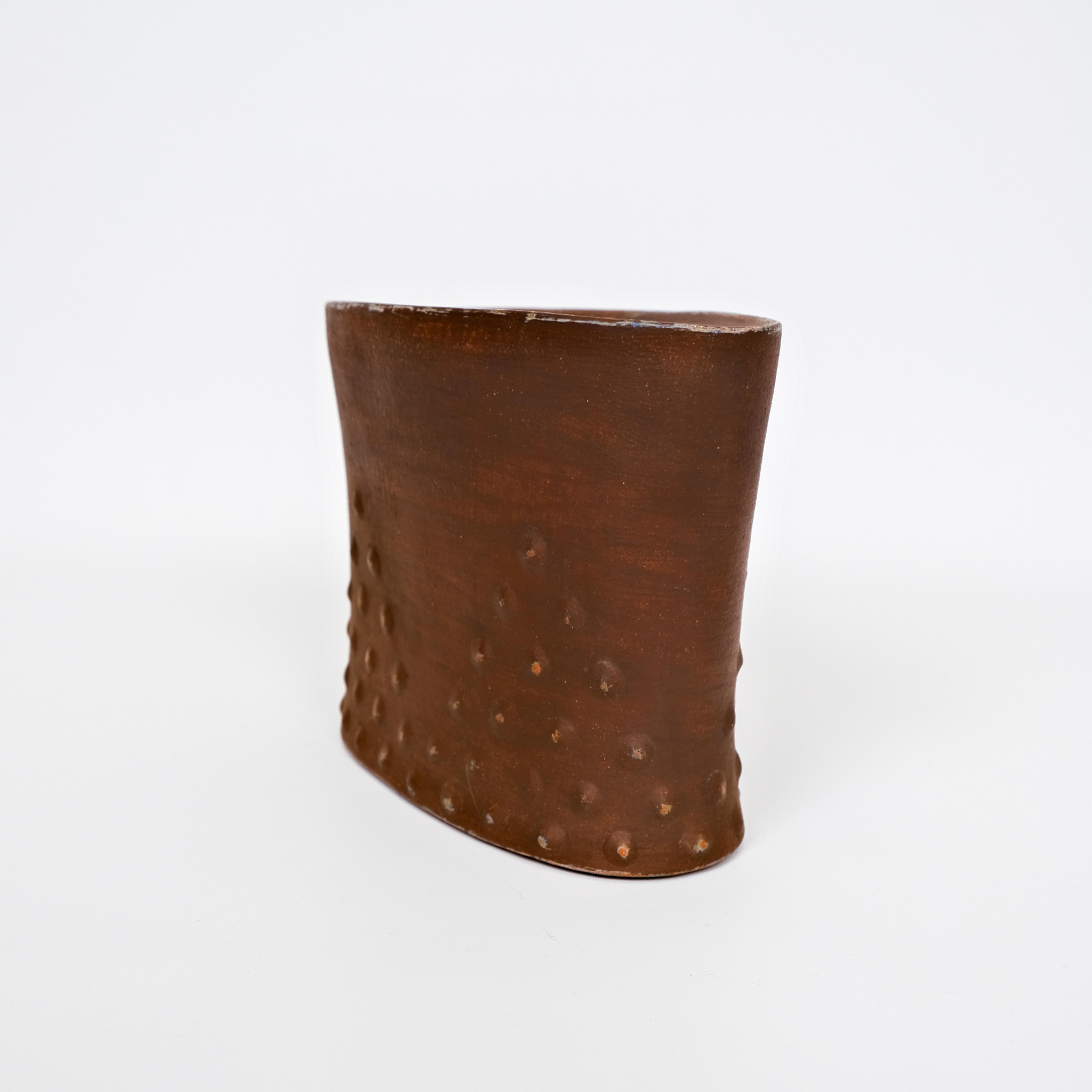 wendy Eggerman Envelope Vase Brown