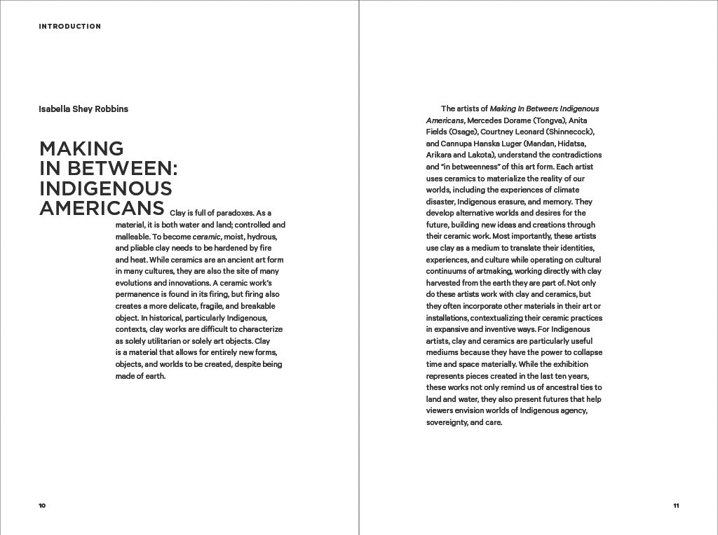 Making in Between: Indigenous Americans Catalog