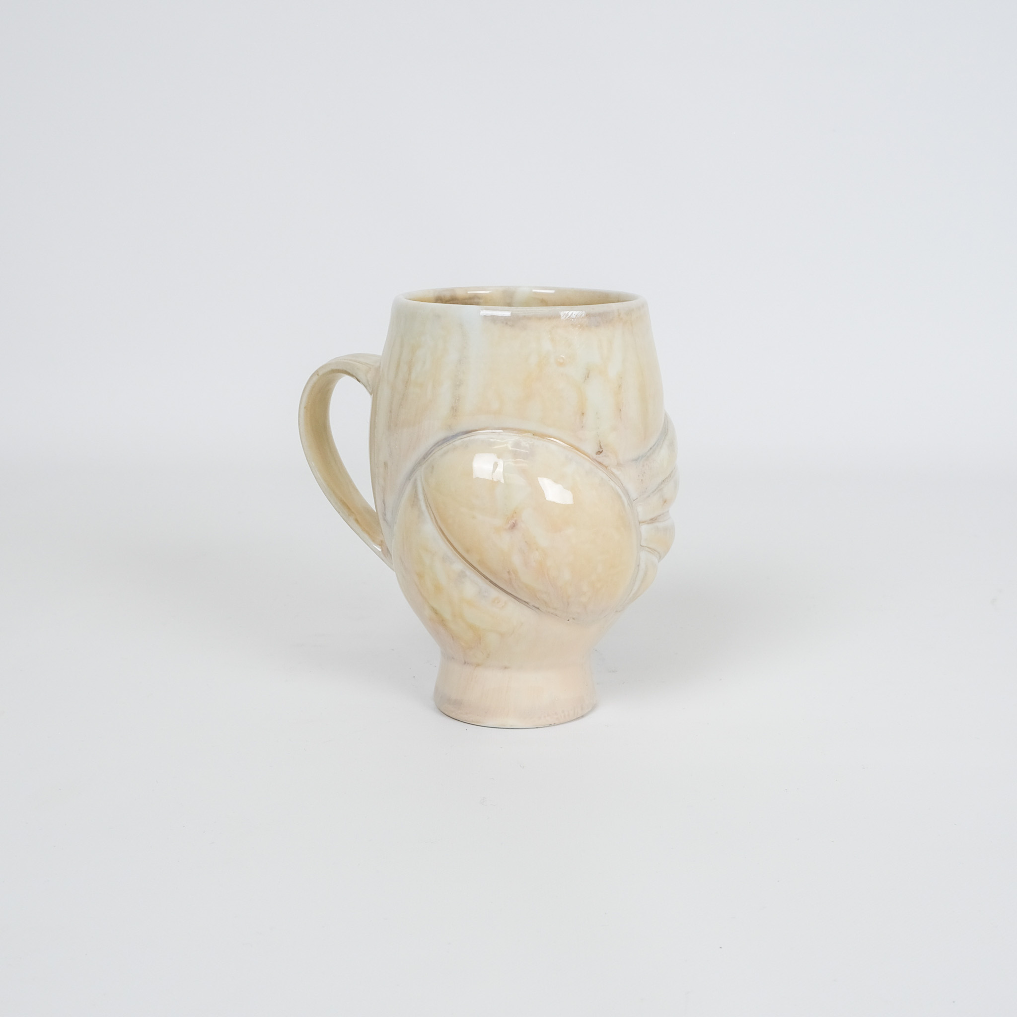 Amy Kline-Alley Short Mug Shell Glaze