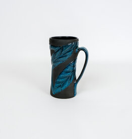 Amy Kline-Alley Black & Turquoise Tall Mug
