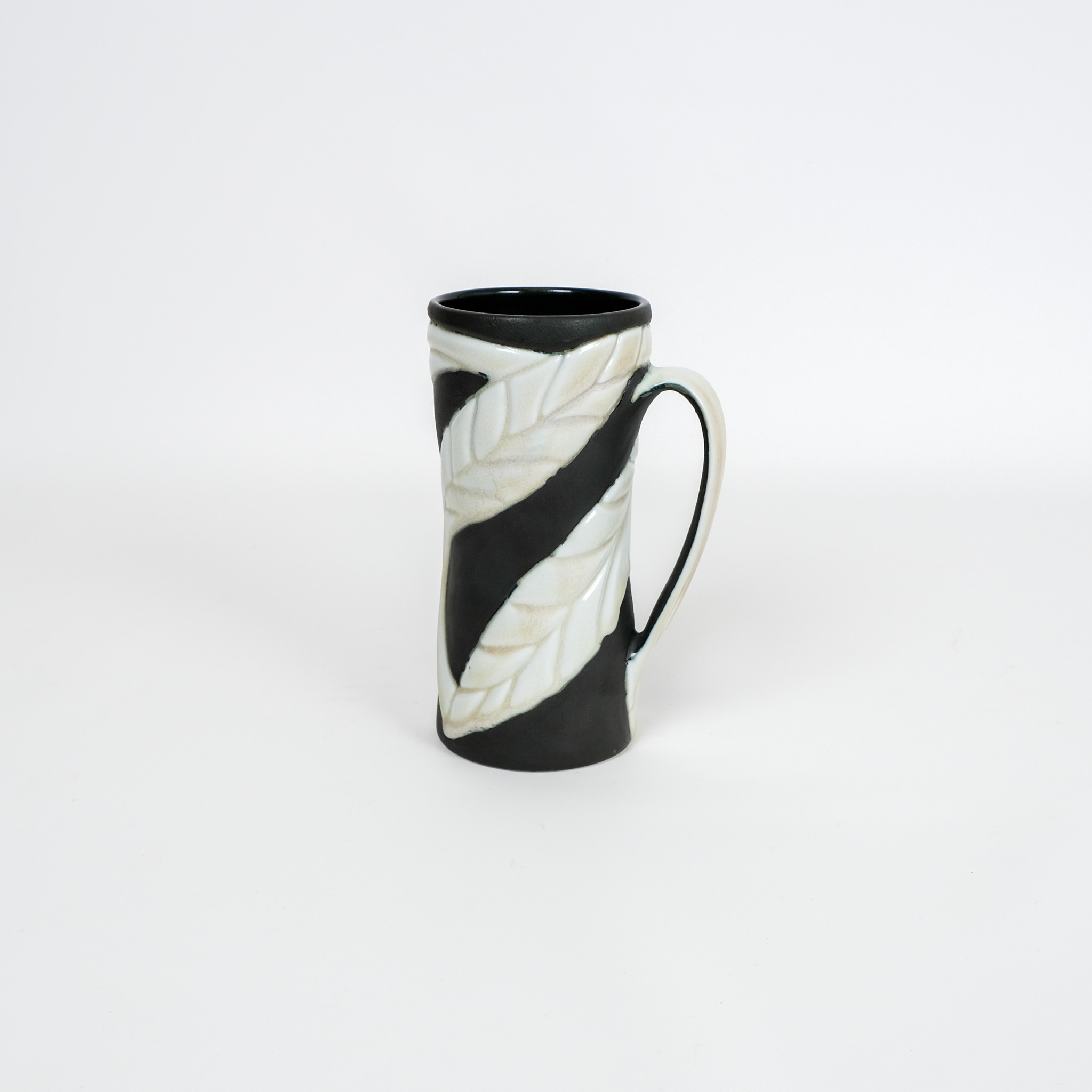 Amy Kline-Alley Black & Ivory Tall Mug