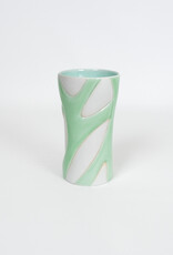 Amy Kline-Alley Polished Porcelain Celedon Tumbler