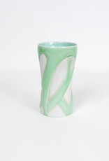 Amy Kline-Alley Polished Porcelain Celedon Tumbler