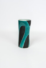 Amy Kline-Alley Black & Turquoise Tumbler